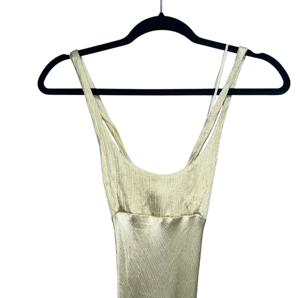 Bec + Bridge Maxina Crossover Maxi Dress In Ice Yellow - Picture 3 of 11